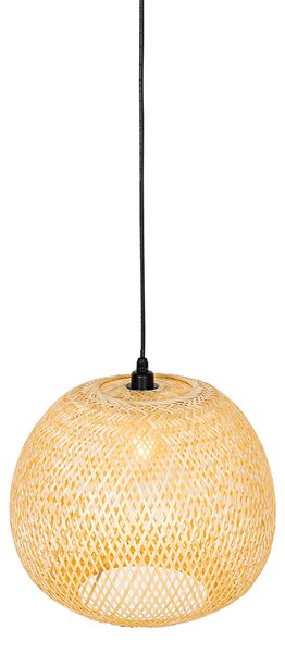 Orientalna lampa wisząca zewnętrzna z bambusa IP44 - Rafael