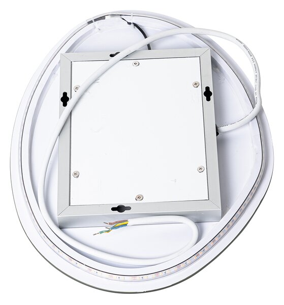 Designerskie lustro łazienkowe 40 cm z LED IP44 - Biba