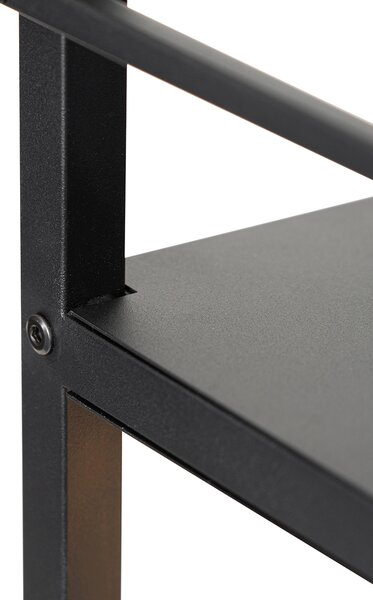 Inteligentna lampa podłogowa industrialna czarna w tym Wifi G95 - Cage Rack