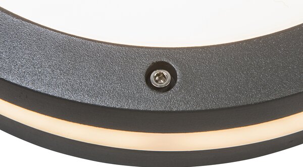 Inteligentna lampa ścienna i sufitowa ciemnoszara w tym WiFi A60 - Glow