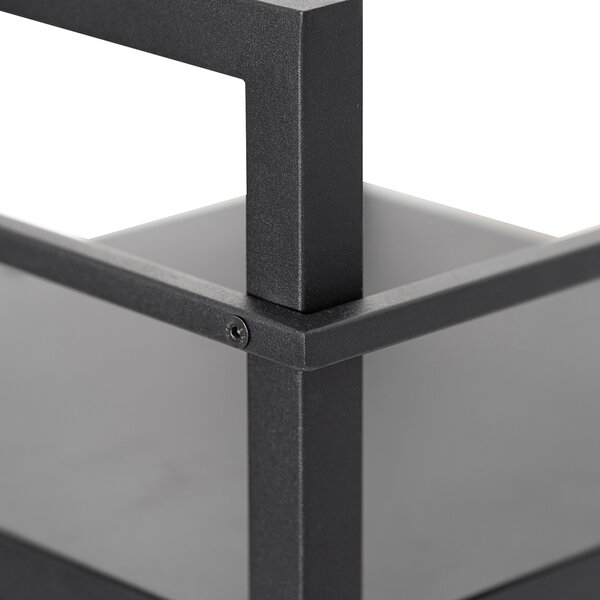 Inteligentna lampa podłogowa industrialna czarna w tym Wifi G95 - Cage Rack