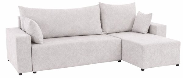Kompaktowy narożnik z funkcją spania do salonu Sora L 242 cm - Express