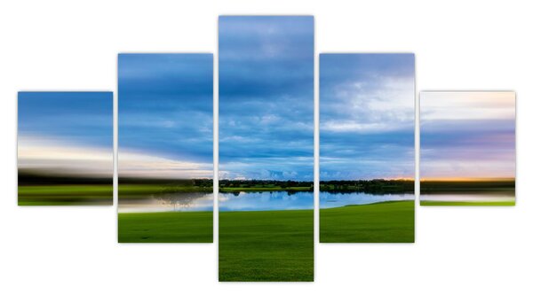 Obraz łąki (125x70 cm)