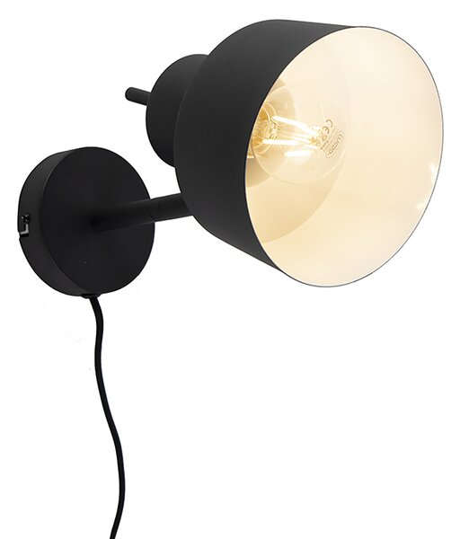 Inteligentna lampa ścienna czarna w tym WiFi A60 - Chappie