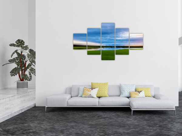 Obraz łąki (125x70 cm)