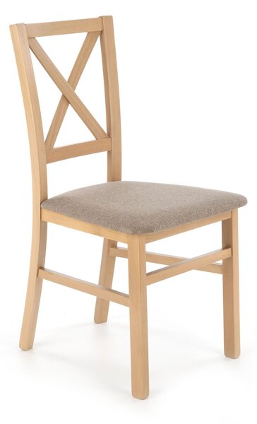 Krzesło Lucek 1 129 Dąb Riviera / 612 Beżowe Inari 23