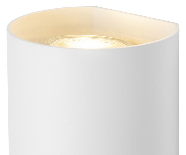 Inteligentna lampa ścienna biała okrągła w tym 2 WiFi GU10 - Sabbir