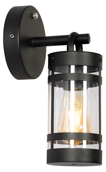 Lampa ścienna zewnętrzna czarna IP44 z czujnikiem zmierzchu - Ruben