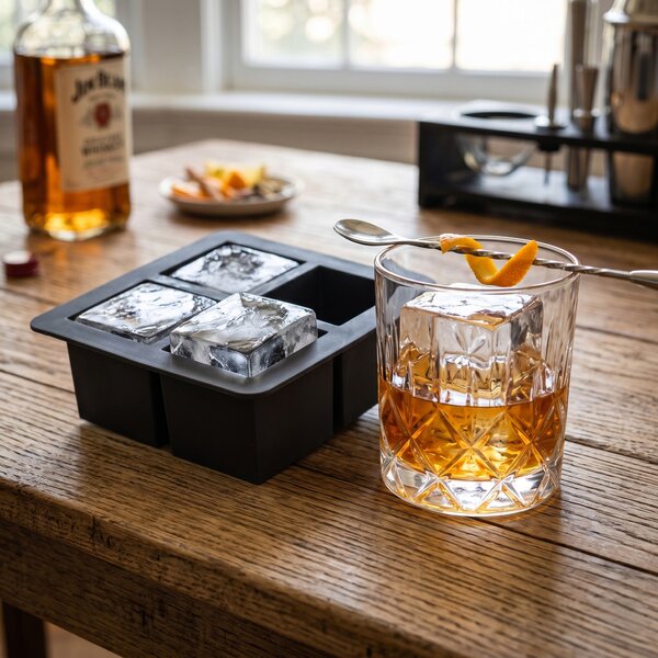 Foremka do lodu, duże kostki XL do whisky