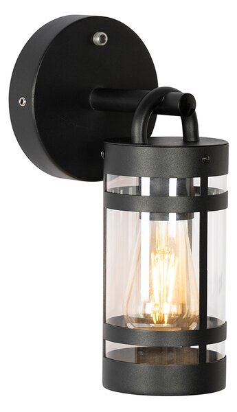 Lampa ścienna zewnętrzna czarna IP44 z czujnikiem zmierzchu - Ruben