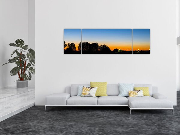 Obraz zachodu słońca (170x50 cm)