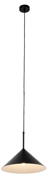 Designerska lampa wisząca czarna - Triangolo