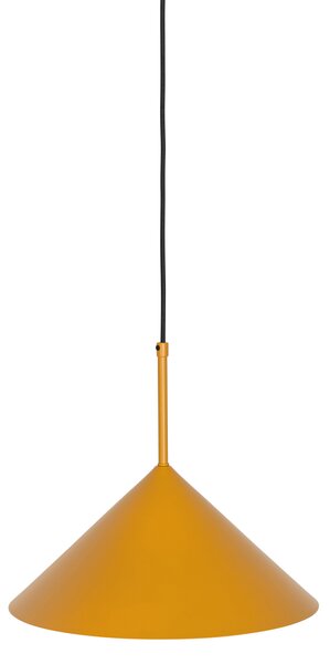 Designerska lampa wisząca żółta - Triangolo