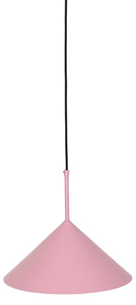 Designerska lampa wisząca różowa - Triangolo