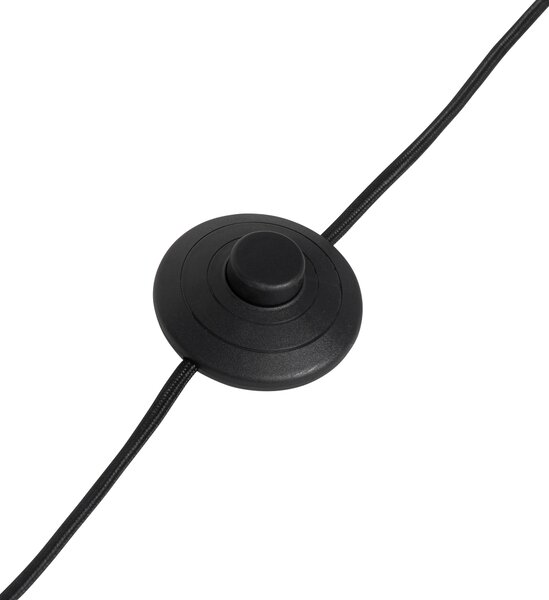 Designerska lampa podłogowa czarna - Triangolo