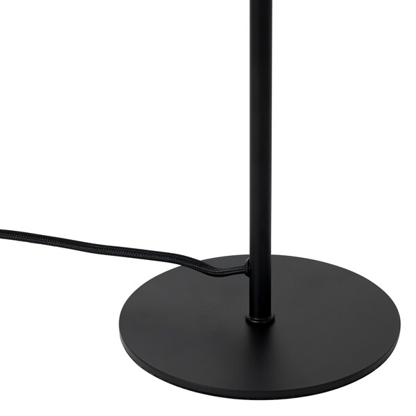 Designerska lampa stołowa czarna - Triangolo
