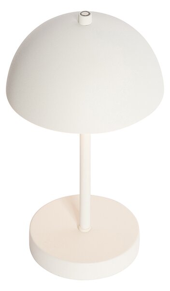 Zewnętrzna lampa stołowa biała ładowalna z diodą LED z 3-stopniową regulacją ściemniania - Keira