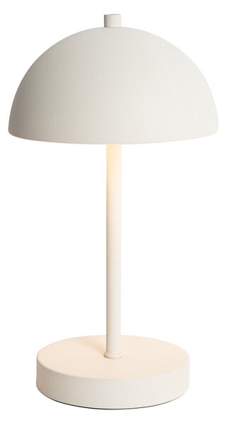 Zewnętrzna lampa stołowa biała ładowalna z diodą LED z 3-stopniową regulacją ściemniania - Keira