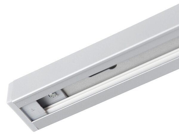Nowoczesny system szynowy z 4 reflektorami srebrny 1-fazowy - Iconic Yade