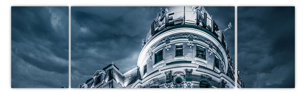 Obraz architektury w ciemności (170x50 cm)
