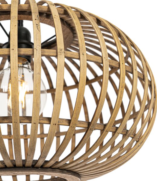 Orientalna lampa wisząca bambusowa 44 cm - Amira