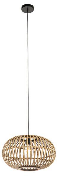 Orientalna lampa wisząca bambusowa 44 cm - Amira