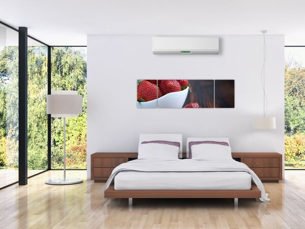 Obraz truskawek (170x50 cm)