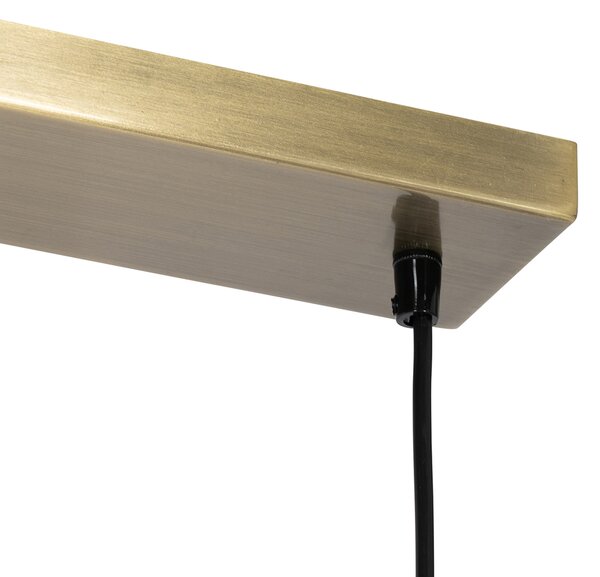 Nowoczesna lampa wisząca brązowa 5-punktowa - Jeana