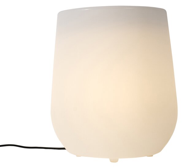 Lampa podłogowa zewnętrzna doniczka biała IP44 - Flowerpot