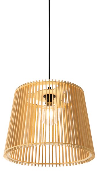 Rustykalna lampa wisząca zewnętrzna drewniana IP44 - Jayla