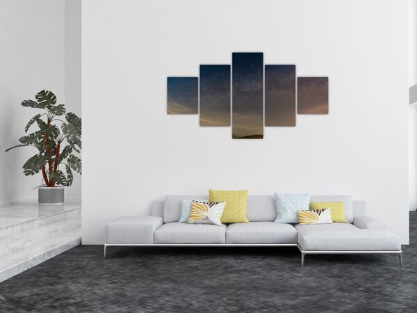 Obraz nocnego nieba (125x70 cm)