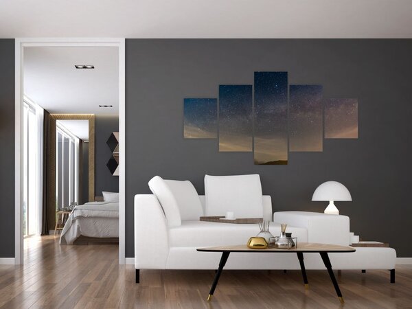 Obraz nocnego nieba (125x70 cm)