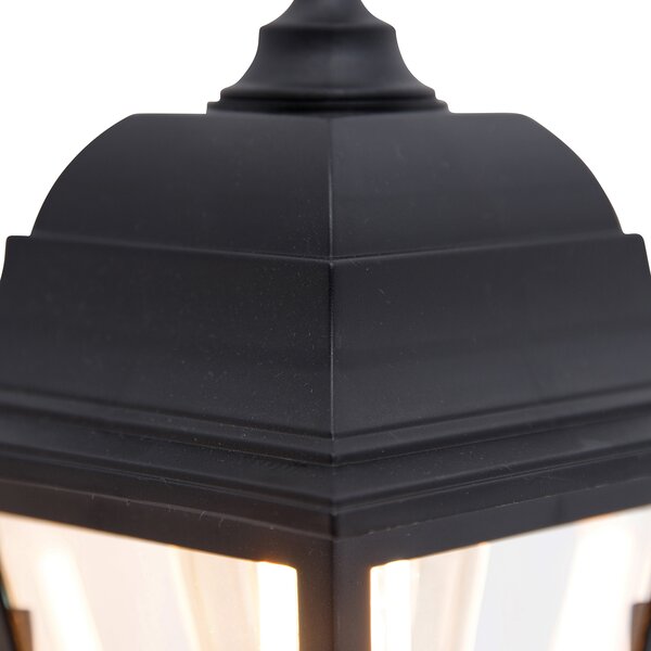 Inteligentna zewnętrzna lampa ścienna czarna IP44 z Wifi ST64 - Capital