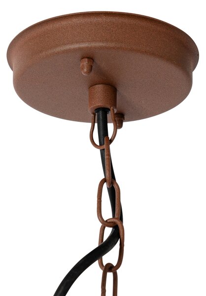 Nowoczesna lampa wisząca zewnętrzna rdzawo-brązowa IP44 - Kansas