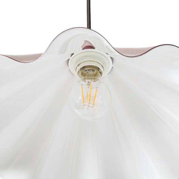 Lampa wisząca Lilliet Lindby, możliwość ściemniania, czerwony, salon / jadalnia, metal, nowoczesny