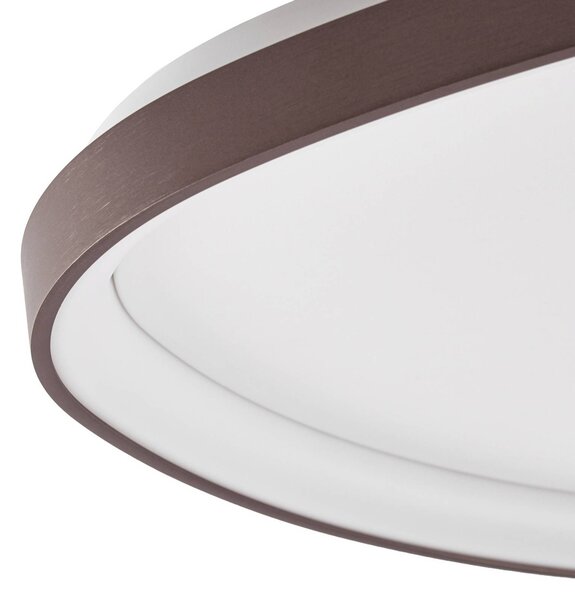 Lampa sufitowa Asken Lucande, możliwość ściemniania, brązowy / rdzawy, przedpokój, aluminium, nowoczesny