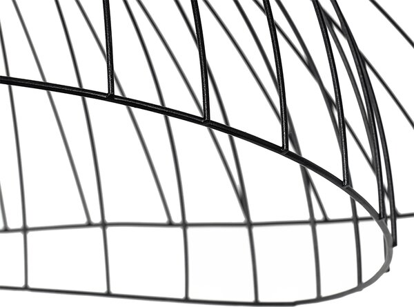Inteligentna lampa wisząca czarna 66 cm z WiFi G95 - Pua