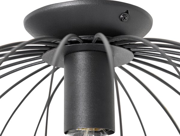 Inteligentna lampa sufitowa czarna z Wi-Fi G95 - Margarita