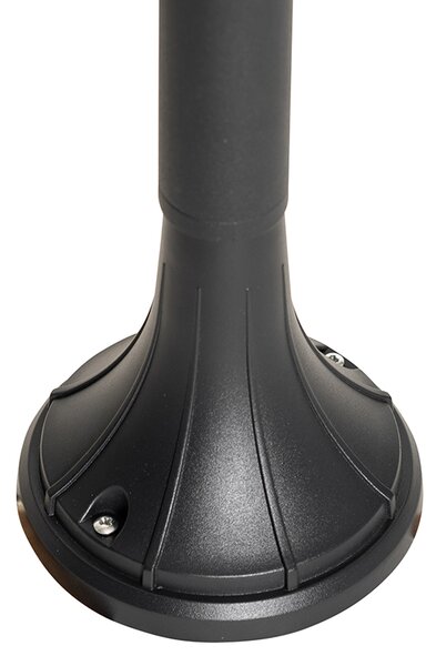 Inteligentna latarnia ogrodowa czarna 125 cm IP44 z Wi-Fi A60 - Daphne