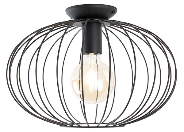 Inteligentna lampa sufitowa czarna z Wi-Fi G95 - Margarita