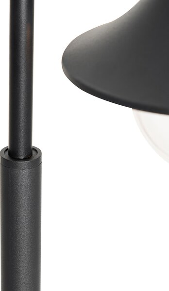 Inteligentna latarnia ogrodowa czarna 125 cm IP44 z Wi-Fi A60 - Daphne