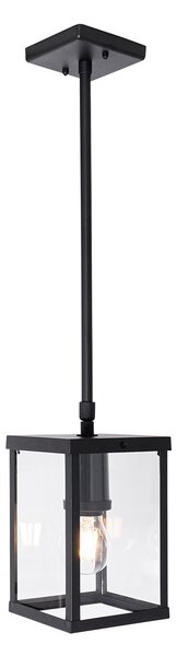 Industrialna lampa wisząca zewnętrzna czarna IP44 - Charlois
