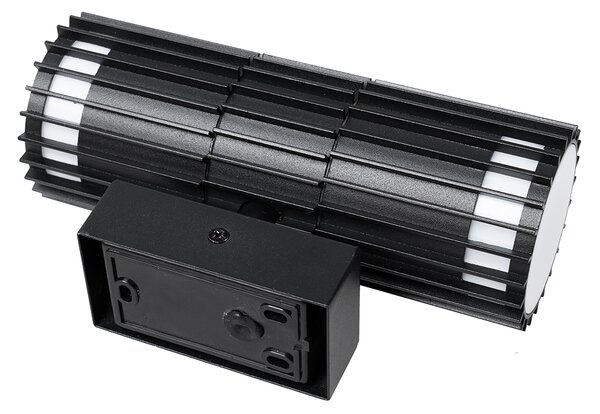 Designerska lampa ścienna zewnętrzna czarna 2-światłowa IP44 - Boris