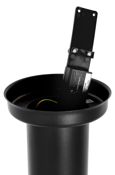 Nowoczesna lampa ogrodowa na słupek czarna 110 cm IP44 - Rox