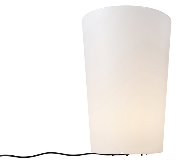 Inteligentna lampa podłogowa ogrodowa z doniczką biała IP65 w tym LED Wifi A60 - Verano
