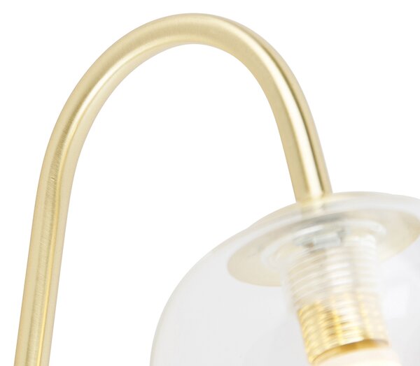 Inteligentna lampa ścienna złota ze szkłem włącznie z WiFi G9 - Elien