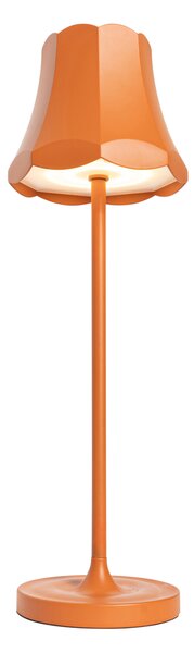 Zestaw 2 lamp stołowych w stylu retro pomarańczowych ładowanych z gniazda USB IP44 - Granny