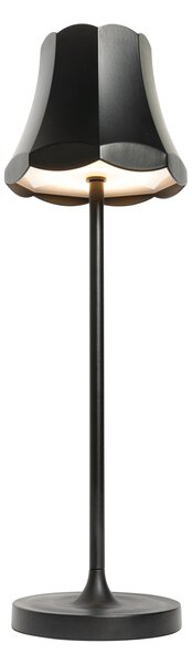 Zestaw 2 lamp stołowych retro czarnych do ładowania IP44 - Granny