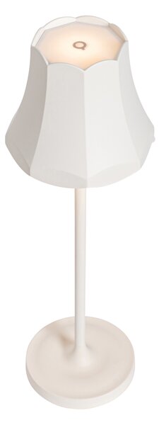 Zestaw 2 lamp stołowych Retro kremowe ładowane IP44 - Granny