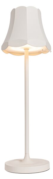 Zestaw 2 lamp stołowych Retro kremowe ładowane IP44 - Granny
